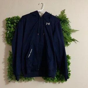 Medium blue Under Armour jacket.